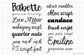 All About Cricut Fonts The Best Fonts In Cricut Design Space Cricut Fonts Best Cursive Fonts Best Script Fonts