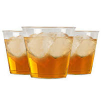 Chef 101 1 oz Clear Plastic Shot Glass - 1 3/4" x 1 3/4" x 1 ...