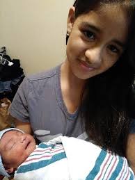 11-year-old girl helps deliver baby brother