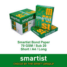 Shop Smartist Bond Paper A4 with great discounts and prices online - Jul  2023 | Lazada Philippines
