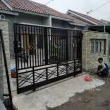 Tampilan pagar tampak selaras dengan bangunan rumah minimalis. Pintu Pagar Minimalis Shopee Indonesia