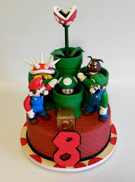 As the fictional protagonist of the mario video games franchise, the titular character is famous for overcoming several obstacles and saving princess peach. Super Mario Birthday Cake Cake By Kara S Couture Cakes Cakesdecor