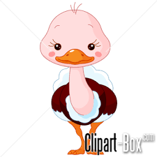 Clipart Funny Ostrich Royalty Free Vector Design Artesanato Para Criancas Animais Desenho Animal