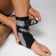 aircast a60 ankle support brace left foot black large shoe size mens 12 womens 13 5