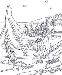 Use For Nephi Needed Help Building The Ship Coloring Pages Vikings For Kids