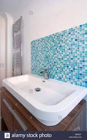 cabinet mosaic tiled splashback