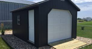One of our most durable prefab kits are the steel metal one car garage. Garage Quality Storage Buildings