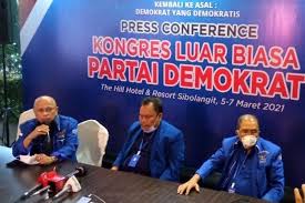 Partai demokrat kubu moeldoko telah mendaftarkan hasil kongres luar biasa atau klb ke kementerian hukum dan ham. Pascatetapkan Moeldoko Demokrat Versi Klb Belum Tentukan Sikap Balipost Com