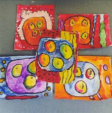 Teach And Shoot One Day Elementary Art Lesson First Grade Still Life Painting Cezanne Elementary Art Projects Apple Art Projects Elementary Art