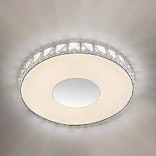 Chandeliers, bathroom lighting, pendants, ceiling lights Ladiqi Crystal Round Led Flush Mount Ceiling Light Luxury Modern Close To Ceiling Light Indoor Chandelier Lighting Fixture For Living Room Bedroom Dining Room Restaurant Warm 12 Amazon Com