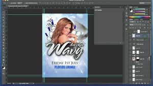 This might have a really big impact on how large you need certain elements to be to grab your audience's attention. Photoshop Tutorial Club Event Flyer Design 2 Youtube
