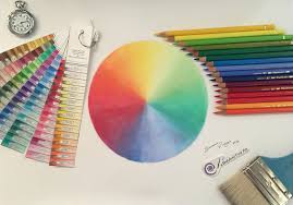 Tutorial 12 How To Draw A Colour Wheel With 16 Polychromos Pencils Color Pencil Art Colored Pencil Techniques Coloured Pencils