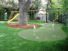 Canadian Groundskeeper Entering Canadian Turf Backyard Putting Green Green Backyard Backyard