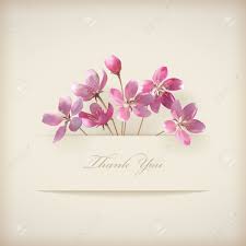 Maybe you would like to learn more about one of these? Floral Thank You Card With Beautiful Realistic Spring Pink Flowers Royalty Free Cliparts Vectors And Stock Illustration Image 17803747
