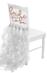 lovely bride to be rose gold glitter chair cover spa bridal shower bride shower bridal shower decorations