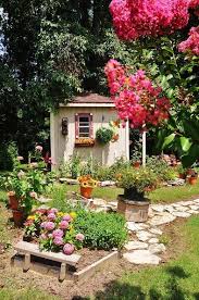 Enchanted Home Gardens And Side Porch Backyard Garden Landscape Small Backyard Gardens Backyard Garden