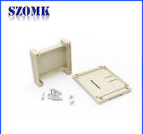 Plastic Din Rail Enclosure Electronic PLC Control Box