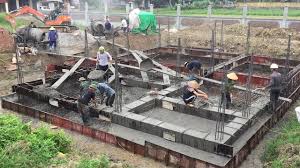 Cara perhitungan konstruksi baja wf, bentang maksimal baja wf, perhitungan kolom baja dengan excel, rumus menghitung beban, cara menentukan dimensi tabel baja wf jasa kontruksi baja sumber : Amazing Construction Biggest Concrete Foundation Heavy Equipment Build Building Construction Building Construction