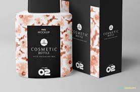 Download Free Realistic Cosmetic Bottle Mockup Zippypixels