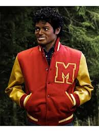 Thriller M Logo Michael Jackson Varsity Jacket