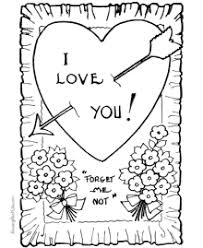 Children love to color and decorate their own sheets, and we've compiled some great thematic bible stories. Valentines Card Coloring Pages