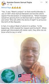 Wilmot Paye Hides in Generator Room! But your wait small ooh end da this  same Wilmot Paye who is now Minister of Mines who was always at Senator  McGill house begging for