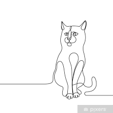 All you have to do. Rideau Occultant Concept De Ligne Simple De Chat De Dessin Au Trait Continu Pour Le Service Veterinaire Publicite D Animalerie Adoption D Animal Salon De Toilettage Produits De Soin D Animal Familier Pixers