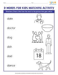Vitamin d is the sunshine vitamin. Words That Start With D For Kids