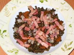 Salade De Lentilles Aux Lardons Salade De Lentilles Lentilles Lardons Recette Salade