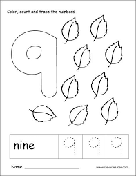 Make sure the check out the rest of our numbers coloring pages. Number 9 Tracing And Colouring Worksheet For Kindergarten Coloring Worksheets For Kindergarten Tracing Worksheets Numbers Kindergarten
