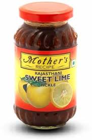 Sweet, sour, spicy all packed in a simple pickle.it is lipsmackingly delicious.i made it yesterday and loved it to the core.i started eating it as it is, it is so good.it makes a perfect match with hot rotis and curd rice. Mother S Recipe Rajasthani Sweet Lime Pickle 575 G 36140 Buy Mother S Recipe Online