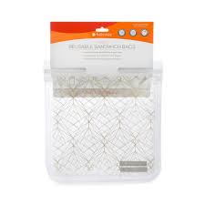 Ziptuck reusable snack bag duo, set of 2. Full Circle Ziptuck Reusable Sandwich Bags Full Circle Home