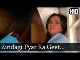 Zindagi Pyar Ka Geet Hai Padmini Kolhapure Souten Old Hindi Songs Hd Lata Mangeshkar Youtube Hindi Song Hd Songs Me Me Me Song