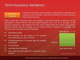 These policies will offer you protection in the event that you die within a certain set period. Understanding Life Insurance Ppt Download