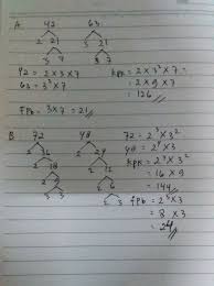 12, 24, 36, 48, 60, 72, 84, 96, 108, 120, 132,. Tenrukan Kpk Dan Fpb Dari Bilangan Berikut A 42 Dan 63 B 72 Dan 48 Brainly Co Id