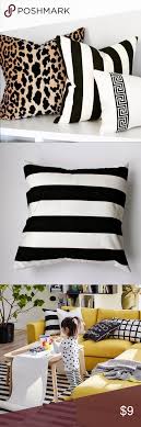 Black And White Pillow Cases Ikea Ikea Black White Striped Throw Pillow Stripe Throw Pillow Black Cushion Covers Ikea