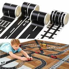 Adhesive Tape Removable Play Room Diy Track Floor Sticker Kids Toy Car Road Decals Stickers Vinyl Art Ebay Li Floor Stickers Kids Flooring Kids Rooms Diy
