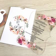 Check spelling or type a new query. Transparan Akrilik Kartu Undangan Pernikahan Dengan Saku Menyelimuti 10 Pcs Personalisasi Bagian Mendukung Bunga Undangan Kartu Contoh Kartu Undangan Aliexpress