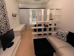 перегородкой зонирование комнаты на спальню и гостиную 18 кв м фото 17 2 Small Apartment Interior Studio Apartment Decorating Small Apartment Design