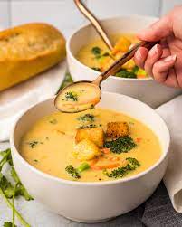 Add the onion and cook, stirring frequently, until the onion starts to soften, 3 to 4 minutes. 30 Minute Vegan Broccoli Cheese Soup Gluten Free Option