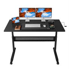 All of our models are available in a variety of different lengths. Amazon Com Devaise Adjustable Height Standing Desk 55 Inch Sit Stand Up Desk Workstation With Crank Handle For Office Home Black Furniture Decor