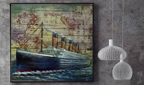 Next this is 5 cute shabby chic beach style décor ideas you should try without spending a fortune by your list maker simphome.com. Most Popular Item 2018 Shabby Chic Metal Wall Art Decor 3d Sea And Boat Painting Ebay