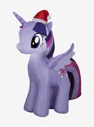 My Little Pony Twilight Sparkle With Santa Hat Airblown | Hot Topic