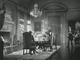 Rebecca Taking A Closer Look At Manderley In The 1939 Film Manderley Rebecca Rebecca Movie Film Set