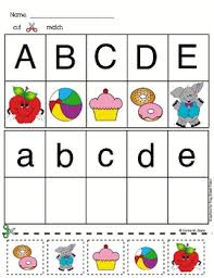 Alphabet cut & paste worksheets for students with autism and special needs. Cut And Paste Alphabet Pictures Worksheets Teaching Resources Tpt