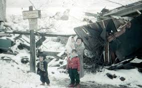 Niagara River ice jam 1955. My Dad is taking the photo of me, my sister Michelle Ligammari and baby brother Alfred Dominic Ligammari II Here is a link to a video of
