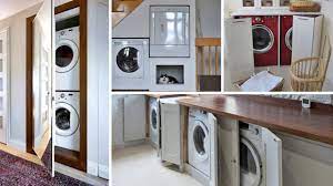 Whether you want inspiration for planning washer and dryer hidden in cabinet or are building designer washer and dryer hidden in cabinet from scratch, houzz has 231 pictures from the best designers, decorators, and architects in the country, including l.evansdesigngroup,inc and lapatsin llc. 20 Creative Ways To Hide A Washing Machine In Your Home Youtube