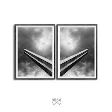 Black And White Beach Scene Wall Art Black And White Minimalist Photography Set Of 2 Monument Photography Dramatic Clouds Printable Minimalist Wall Art Large Print Print At Home Minimalist Wall Art Large Wall Art Photography Prints Art