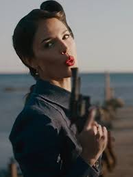 The Ministry of Ungentlemanly Eiza González Denim Jacket