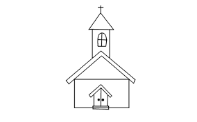 Draw the statue of liberty; How To Draw A Church Step By Step Church Drawing For Kids